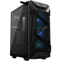 ASUS TUF Gaming GT301 Midi Tower Negro, Cajas de torre negro, Midi Tower, PC, Negro, ATX, micro ATX, Mini-ATX, Acrilonitrilo butadieno estireno (ABS), Acero, Vidrio templado, 16 cm