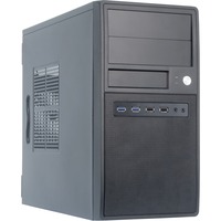 Chieftec CT-04B-350GPB carcasa de ordenador Negro 350 W, Cajas de torre negro, PC, Negro, Micro-ITX, micro ATX, SECC, 14 cm, 34 cm