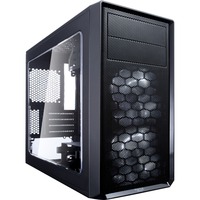 Fractal Design Focus G Mini Mini Tower Negro, Cajas de torre negro, Mini Tower, PC, Negro, ITX, Mini-ATX, Blanco, Ventiladores de la caja, Frente