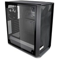 Fractal Design Meshify C – TG Midi Tower Negro, Transparente, Cajas de torre negro, Midi Tower, PC, Negro, Transparente, ATX, ITX, micro ATX, Vidrio, 17,2 cm