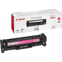 Canon CRG-718 M cartucho de tóner 1 pieza(s) Original Magenta 2900 páginas, Magenta, 1 pieza(s), Minorista