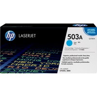 HP Cartucho de tóner original LaserJet 503A cian turquesa, 6000 páginas, Cian, 1 pieza(s), Minorista