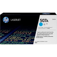 HP Cartucho de tóner original LaserJet 507A cian turquesa, 5000 páginas, 6000 páginas, Cian, 1 pieza(s), Minorista