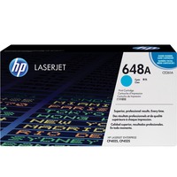 HP Cartucho de tóner original LaserJet 648A cian turquesa, 11000 páginas, Cian, 1 pieza(s), Minorista