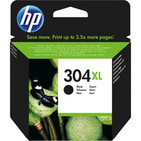 HP Cartucho de tinta Original 304XL negro Alto rendimiento (XL), Tinta a base de pigmentos, 5,5 ml, 300 páginas, 1 pieza(s)