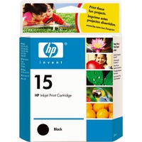 HP Cartucho de tinta original 15 grande negro Tinta a base de pigmentos, 500 páginas, 1 pieza(s)